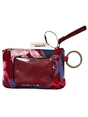 Vera Bradley bow print ID wallet coin purse NWT